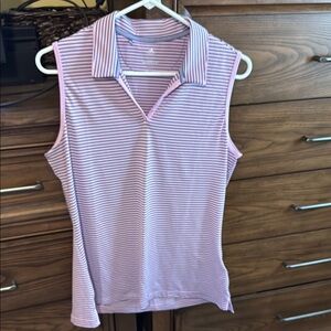 Adidas Golf Collar Sleeveless Shirt